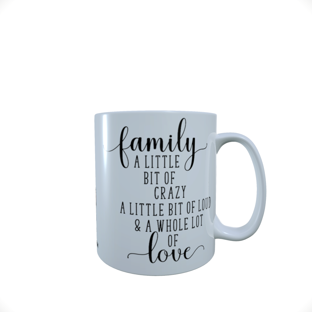 Family Mug, Customised Family Mug, Personalised Family Mug